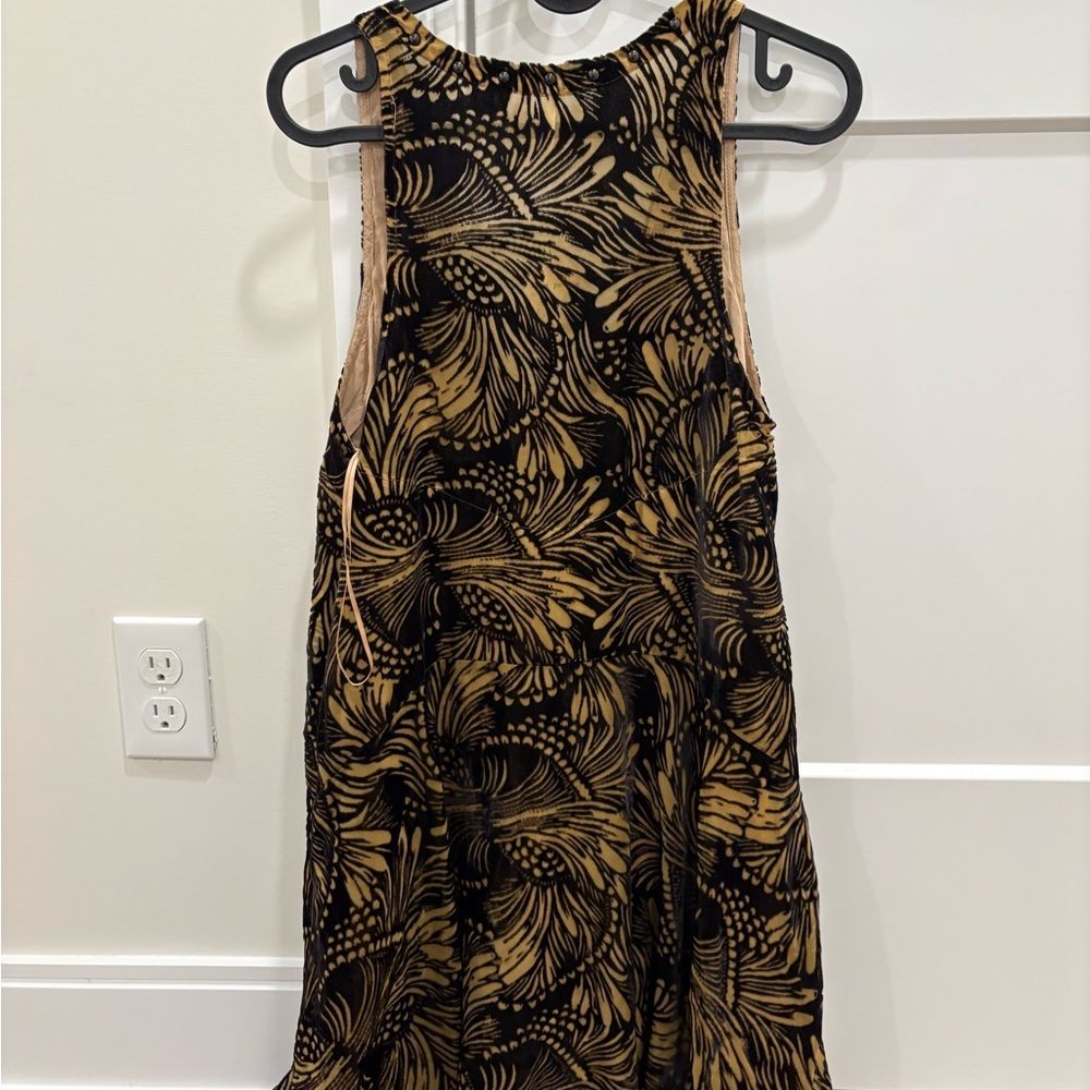 NWT Free People Ellie Burnout Velvet Dress - Picture 7 of 9